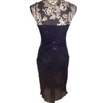 City Triangles 90s Vintage  Floral Dress Glitter Roses Formal Cocktail Photo 1