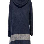 Barefoot Dreams Coastal Hooded Sweater Hoodie Stripe Pockets Cozy Chic Photo 3