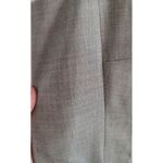 Max Mara Fazio Wool Silk Blend Flared Hem Dress Gray Beige 10 Photo 10