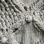 ZARA Cream Crochet Knit Side-Tie Tank Top Vest Women’s Size M Photo 5