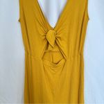 Love Tree  Summer Loving Woman’s Large Mustard Yellow Jumpsuit‎ Romper Photo 8