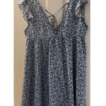 SheIn Ditsy Floral Ruffle Dress, Size Medium Photo 5
