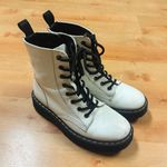 Sincerely Jules White & Black Harley Combat Boots Photo 1