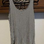 Maurice's Striped Black and White Women's Tank Top Photo 0