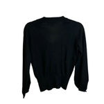 Banana Republic  BLACK SILK AND RABBIT HAIR BOW SWEATER Photo 1