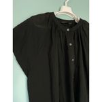 Jenni Kayne Black Willow Blouse Button Front Relaxed Fit Size Medium Photo 4