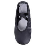 None Black Ballet Flats with Elastic Strap for women girl Sz37 Photo 2