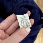 Everly blue elastic royal bright pockets casual summer lightweight shorts button Photo 3