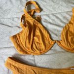 Aerie orange  ribbed bikini Photo 2