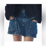 ZARA  denim cargo skirt Photo 4