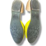 Latigo  Mollee Yellow Leather D’Orsay Flat Sandals Women’s 8 Open Toe Photo 6