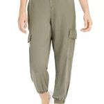 OAT New York Drapey Cargo Pull On Jogger Pants Size S Tan Photo 0