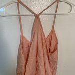 Kimchi Blue  Racerback Tank Top Pink Floral Crochet Lace Photo 7