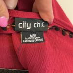 City Chic  Dress Precious Embroidered Rhubarb Photo 7