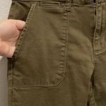 Anthropologie SANCTUARY Olive Green Standard Surplus Pockets Skinny Jeans Photo 2