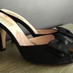 Michael Kors Women’s Black Satin Kitten Heels size 6 Photo 0