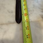 Ralph Lauren Alligator Leather Belt Gold Buckle Designer Womens Size 34 Photo 4