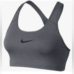 Nike Women’s Sz M Swoosh 2.0 Sports Bra in Carbon Photo 0
