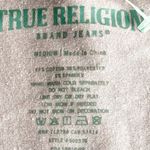 True Religion  Beige V-Neck Short Sleeve Tee NWT MSRP 59.00 Medium Photo 3