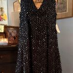 Altar'd State Altar’d State Black Sequin Eyelash Fringe Dress NWT Photo 1