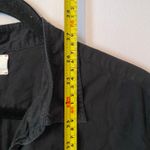 Xirena Beau Black Long Sleeve Button Down Shirt Boyfriend Oversized size Medium Photo 8