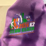 Hoodie Purple Tie Photo 4