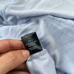 Trixxi Babydoll Slip Tiered Mini Dress Sz Medium Blue Shimmer Fairy Metallic Y2K Photo 15