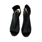 Steven By Steve Madden Steven Madden Black Leather Booties 39‎ Ankle Open Toe Heels Photo 1