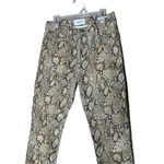 frame denim  Le High Skinny Crop Snakeskin Pants Size 26‎ Photo 1