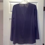 Brunello Cucinelli  Slate Blue Silk Tunic blouse Photo 4