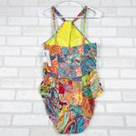 Bleu Rod Beattie $125 Paisley Halter One Piece Swimsuit Women's Size 12 NWT Photo 12