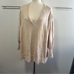 Nic+Zoe Size 3X Warm Sand Evening Chill Sweater Tan Neutral Minimalist Boho Photo 10