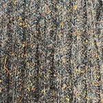 Vintage Alps Brown Marled V Neck Pullover Sweater Cableknit Long Sleeves Medium Brown Photo 3