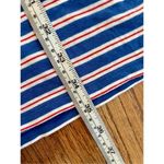 J. McLaughlin red striped ruffle asymmetrical dress small Photo 8