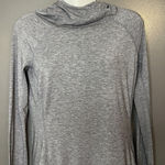 GapFit Breathe Hoodie Womens XS Gray Long Sleeve Thumbholes Running Activewear Photo 0