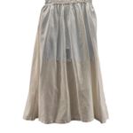 Uniqlo  Linen Midi Dress Cream Medium Photo 5