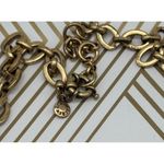 J.Crew Gold Tone, Blue, Purple & Amber Color Collar Crystal Statement Necklace Photo 6