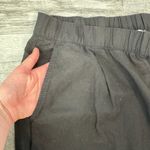 Eileen Fisher  black linen blend elastic cuff pull on pants lagenlook XL N31 Photo 2