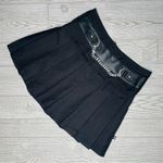 Royal Bones  chain belted pleated gothic school girl shirt skirt size small Photo 1