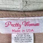 Pretty Woman 2XL Shift Dress Short Sleeve Crewneck 2 Pockets Tan & Brown Size XXL Photo 4