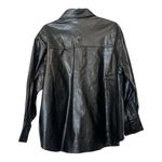 Love Bonito Austeen Relaxed Black Pleather Women's Shirt Size XS/S NWOT Photo 6