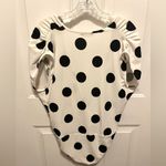 ZARA trafaluc black and white polkadot bodysuit Photo 3