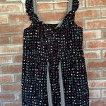 Anna Sui Anthropologie Silk Blend Mini Dress Women’s 8 Black Print Photo 0