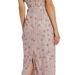 Mac Duggal 94117 Cap Sleeve Beaded Midi Dress Pink 12 Photo 1