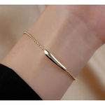 Boutique Bead Ball‎ Bracelet | Yellow Gold Plated Sterling Silver Photo 5