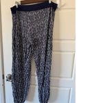 Tart  sz M Womens Blue Soft Striped Stretchy Drawstring Jogger Pjs Cozy Comfy Photo 2