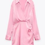 ZARA Blogger’s Fav| NWT Satin Effect Dress Photo 4