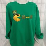 PAC MAN Clovers Crewneck Green Photo 0
