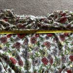 Planet Gold 2/$12 Women’s Plus Orange Floral Print Ruffle Loose Fit Blouse 1X Photo 10