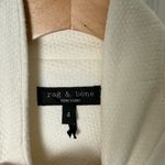 Rag and Bone Slade Textured Ivory Knit Blazer 4 Photo 9